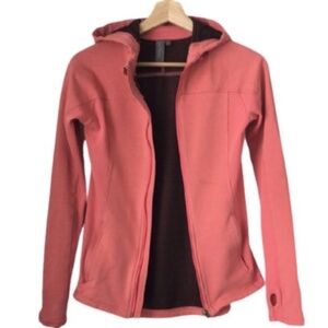 Sweaty Betty Women Pinkish Zip Up Hoodie S
